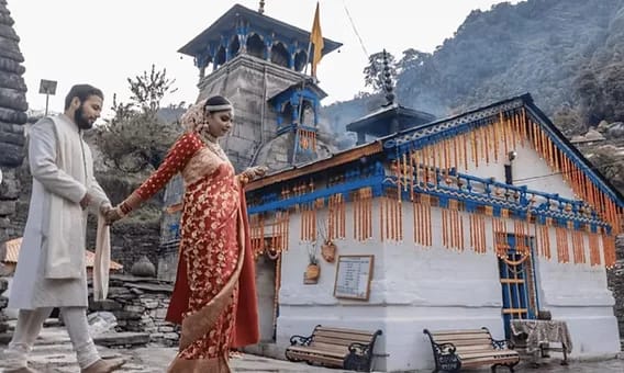 Triyuginarayan temple wedding place of Shiva and Parvati