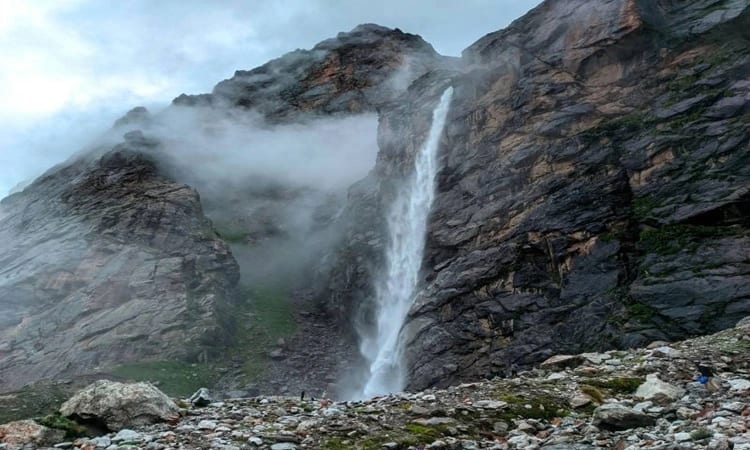 Vasudhara Falls near Mana village Badrinath