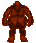 Bloodied Primitive Idol Representing The Gluttonous Orcish Diety Called Bludgod