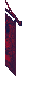 A Slightly Torn Silk "Humanity First!" Banner, It Has Smatterings Of Elven Blood.