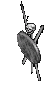 Gruesome Standard Of The Pale Orc Warband, Carved Into It Are The Words "Glory To Da Bludgod!"