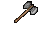 A Brilliantly Jeweled Encrusted Axe : The Name "Heaven's Touch" is etched in the Metal