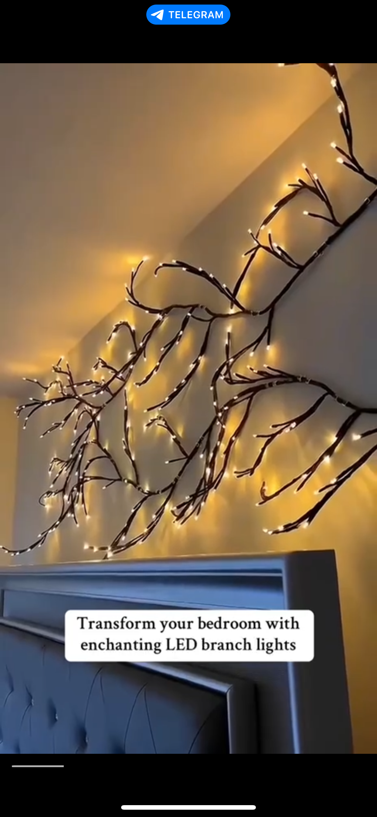شجرة الأغصان LED