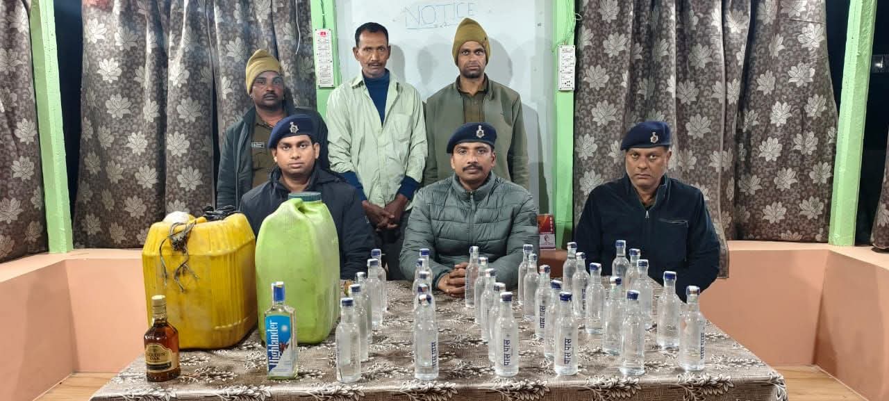 अररिया के कुर्साकांटा थाना की बड़ी कार्रवाई, अवैध शराब के साथ एक गिरफ्तार