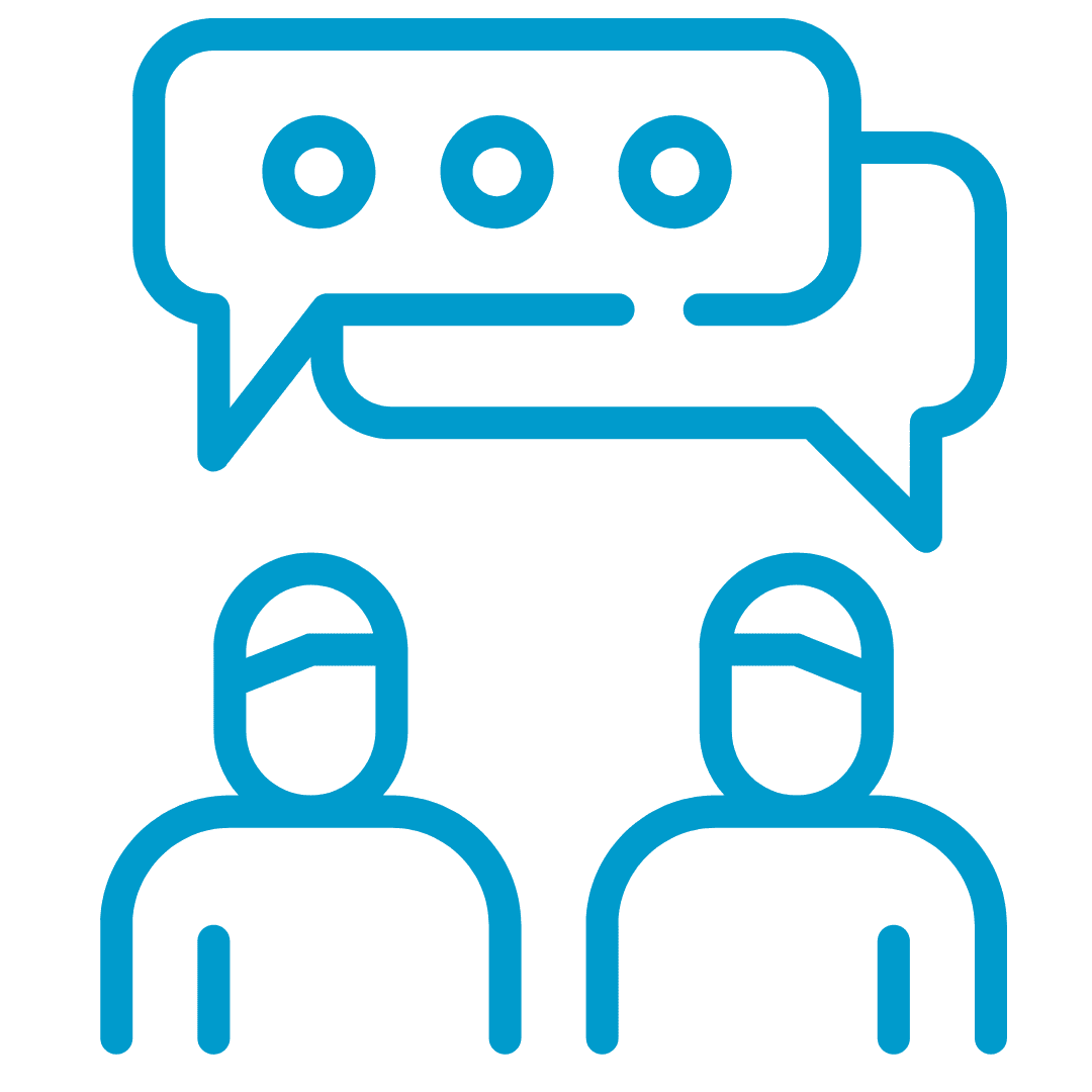 We start with a conversation