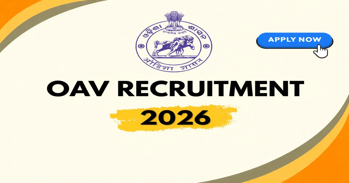 OAV Fatamunda Support Staff Recruitment 2026 - Odisha Govt Job 2026