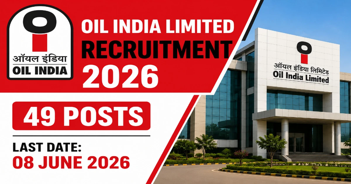 Oil India Limited Workperson Recruitment 2026 - Odisha Govt Job 2026