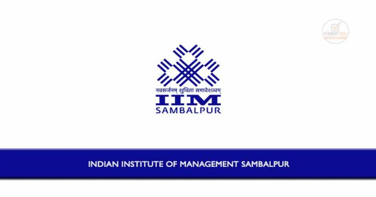 IIM Sambalpur Faculty Recruitment 2026 – Apply Now - Odisha Govt Job 2026