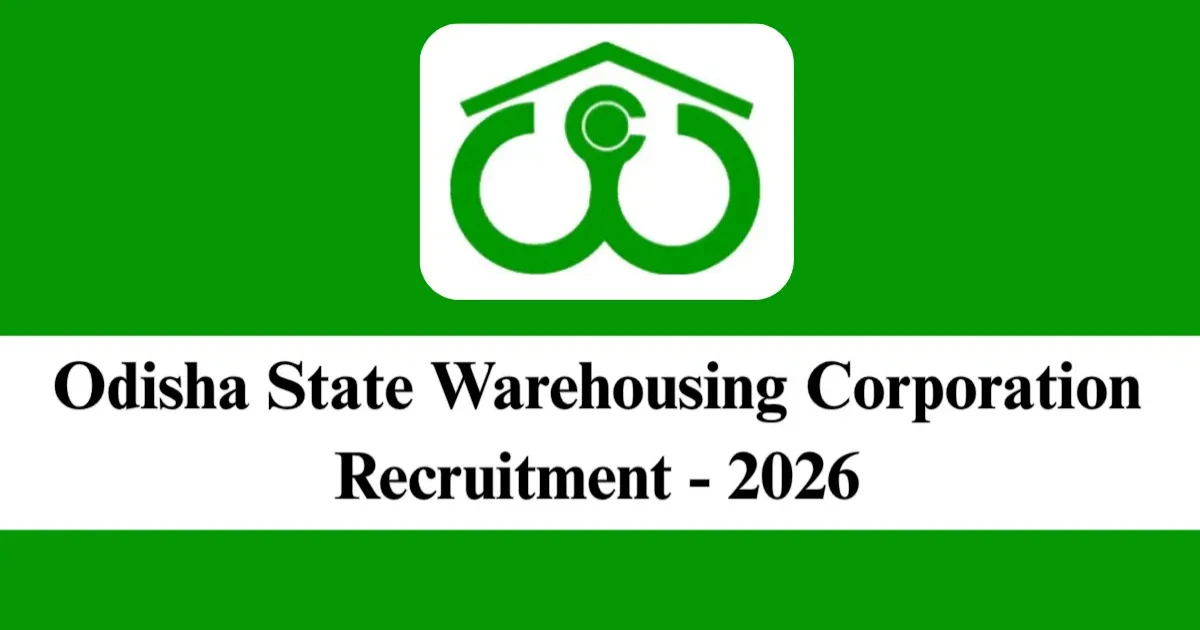 OSWC Bhubaneswar Recruitment 2026 Notification Out for Assistant & Warehouse Assistant Posts