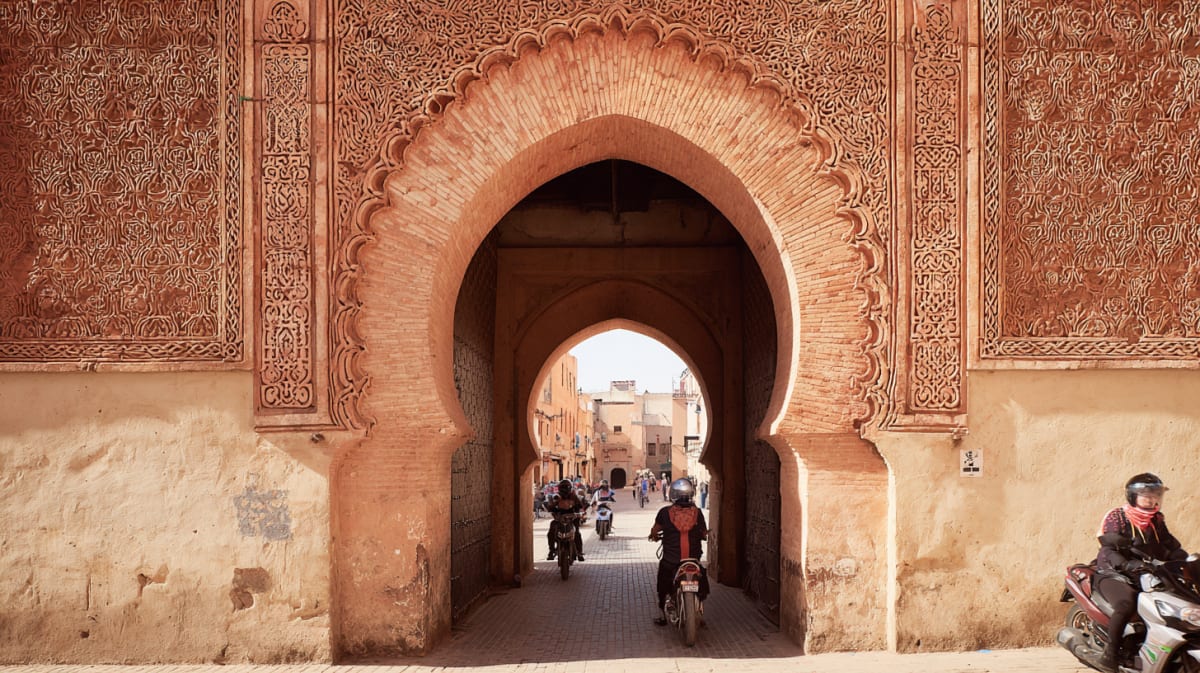 Bab Agnaou in marrakech, Morocco