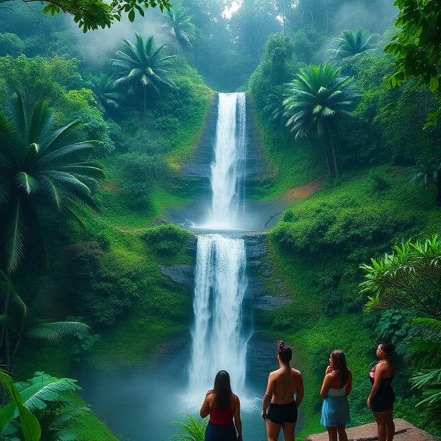 Sacred Waterfall Visit