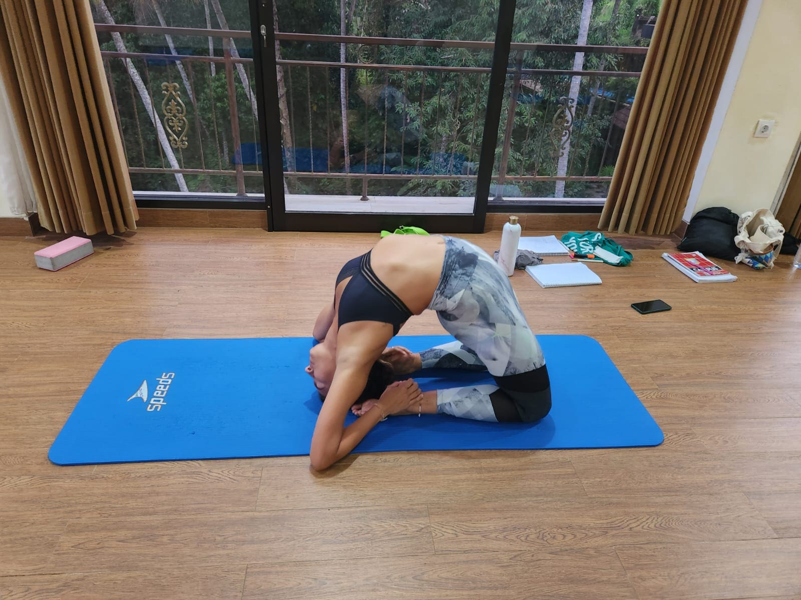 Backbend practice