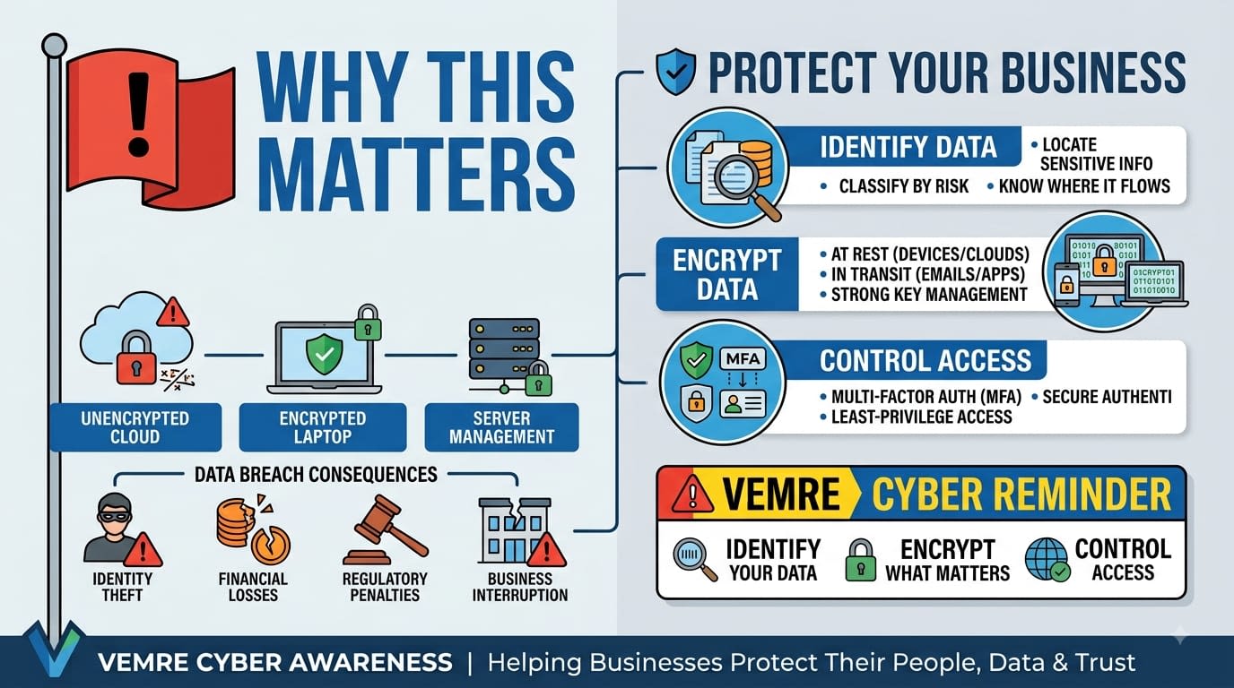 How Lack of Encryption Can Expose Your Business to PII and Confidential Data Loss