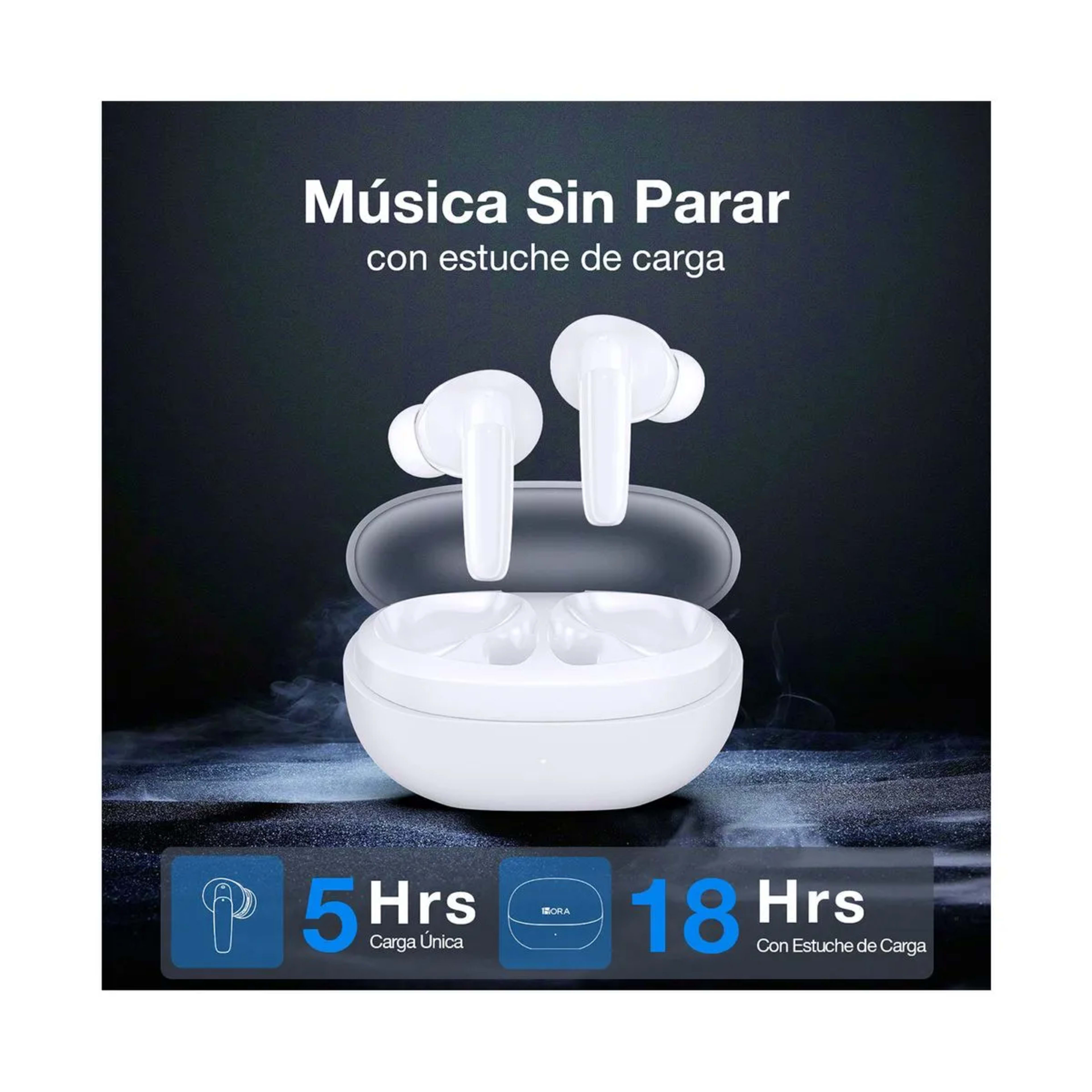 Blue 1hora Aut207 Bluetooth Blanco 3