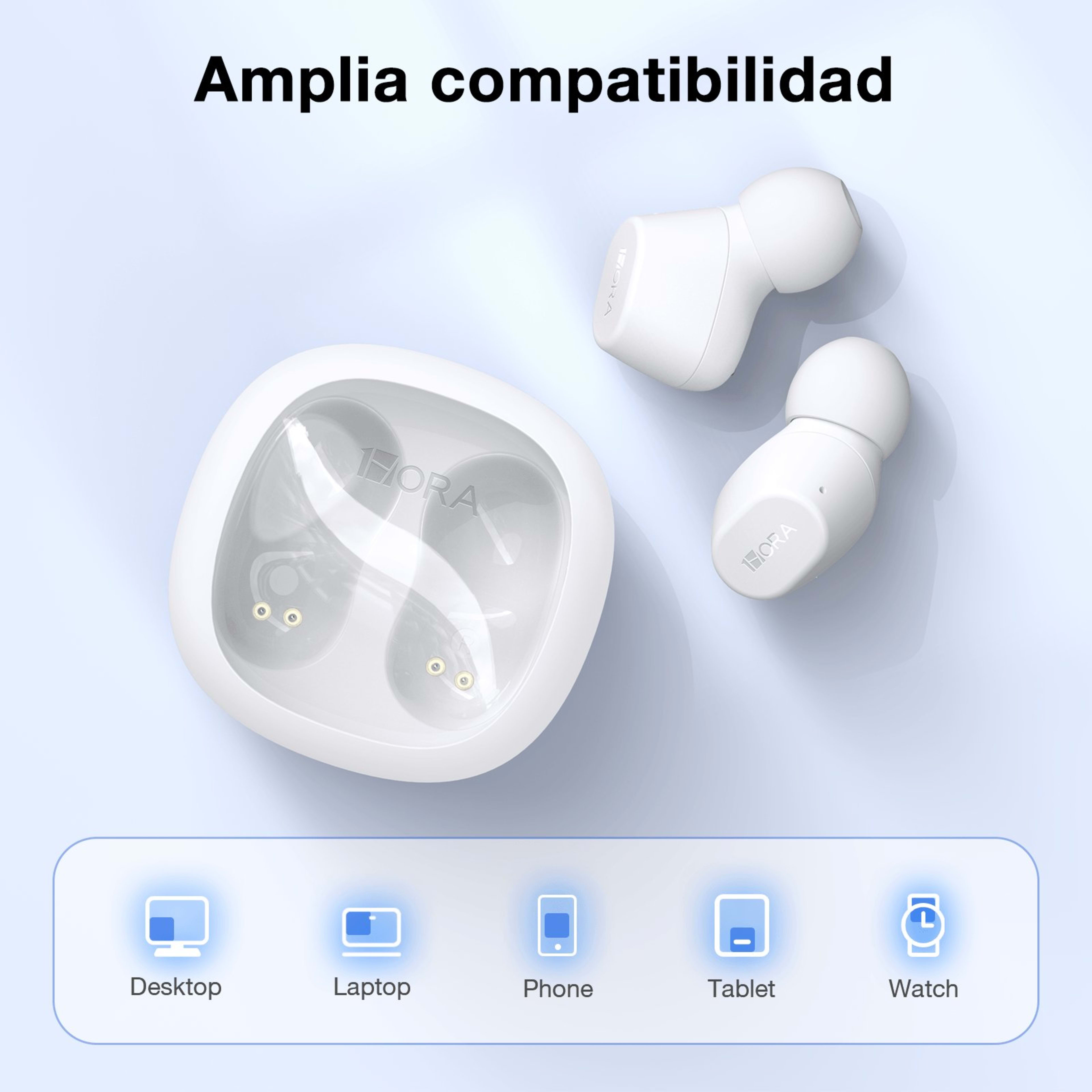 Blue 1hora Aut208 Bluetooth Blanco 3