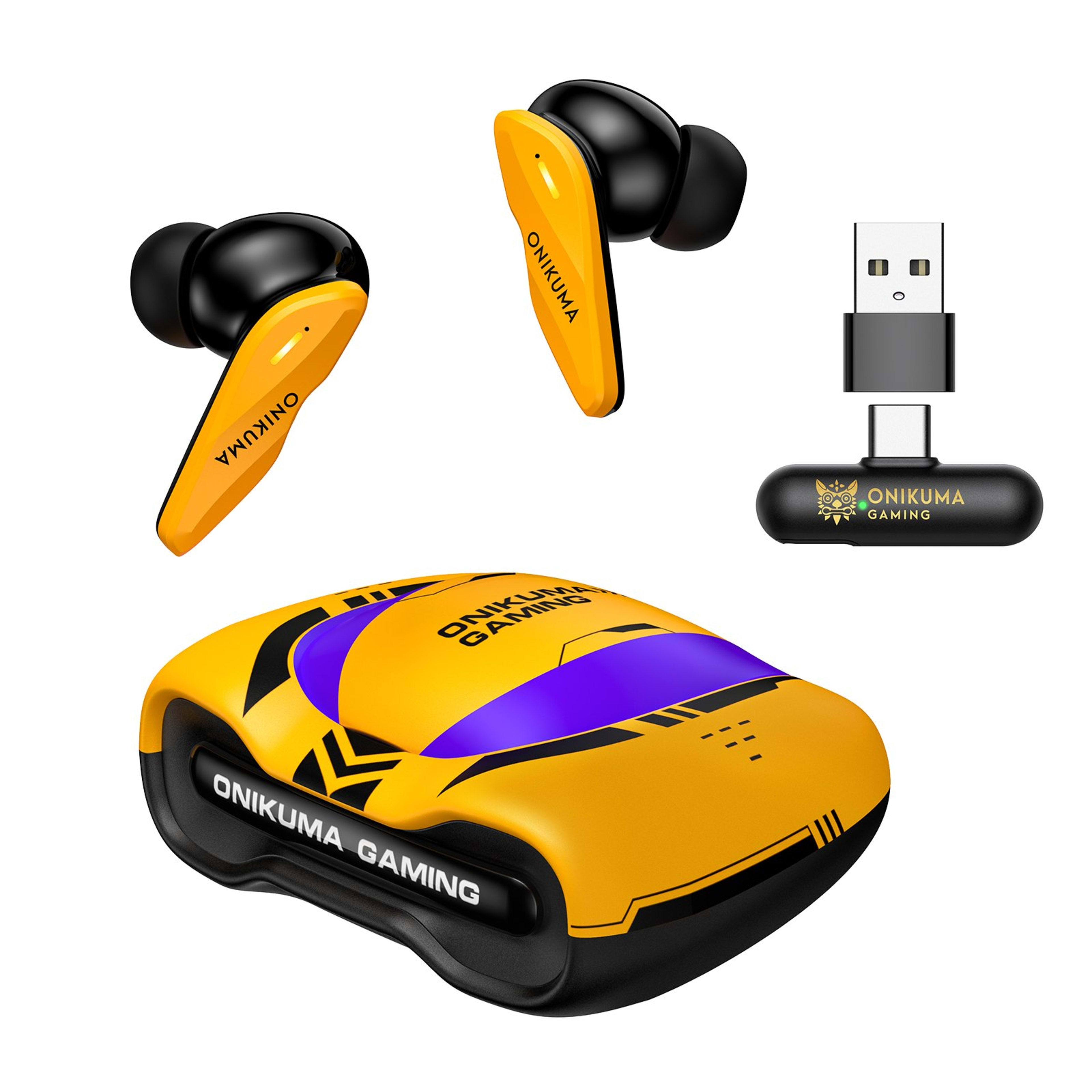 Blue Onikuma Tx616 Bluetooth Amarillo