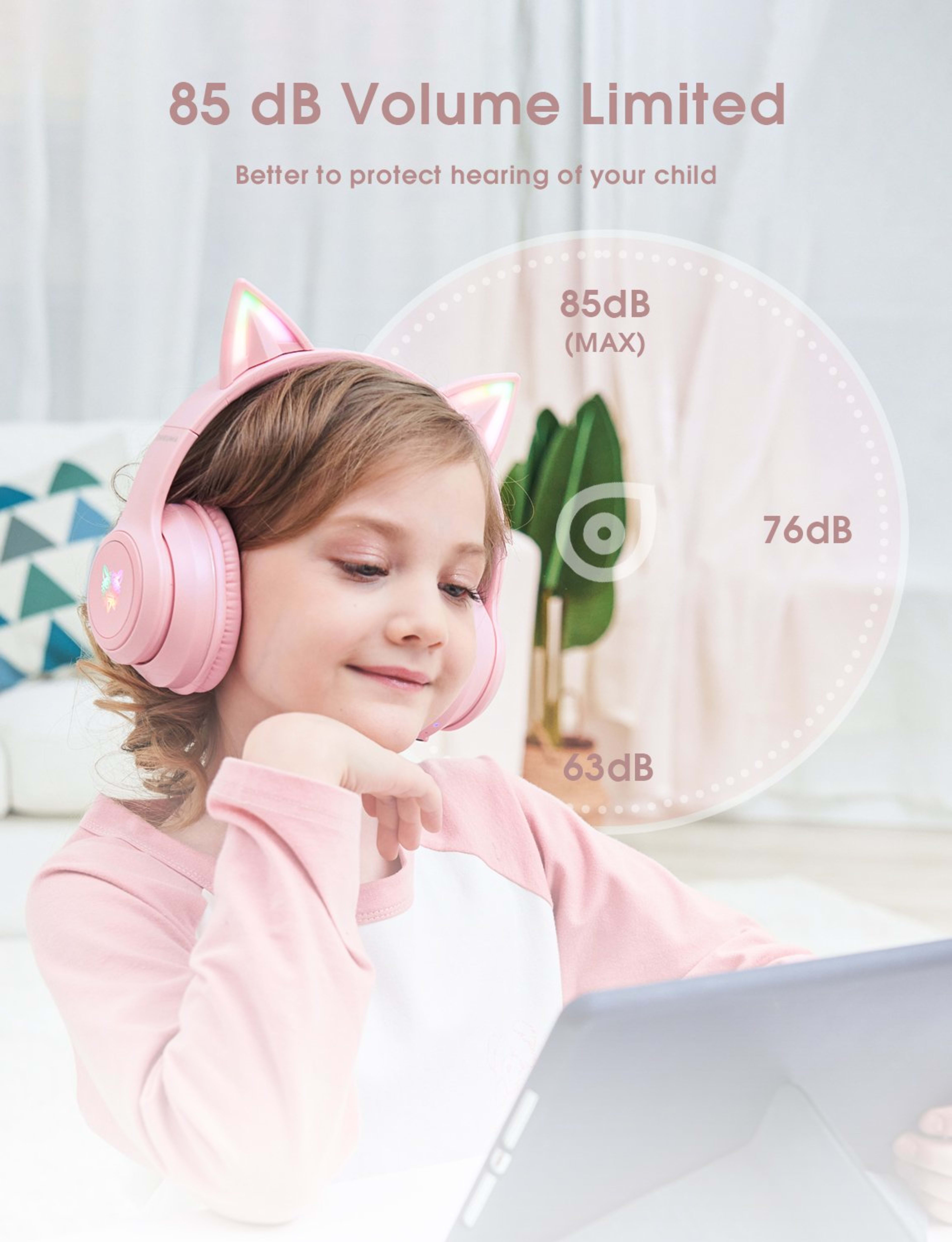 Blue Onikuma B90 Bluetooth Rosa 4