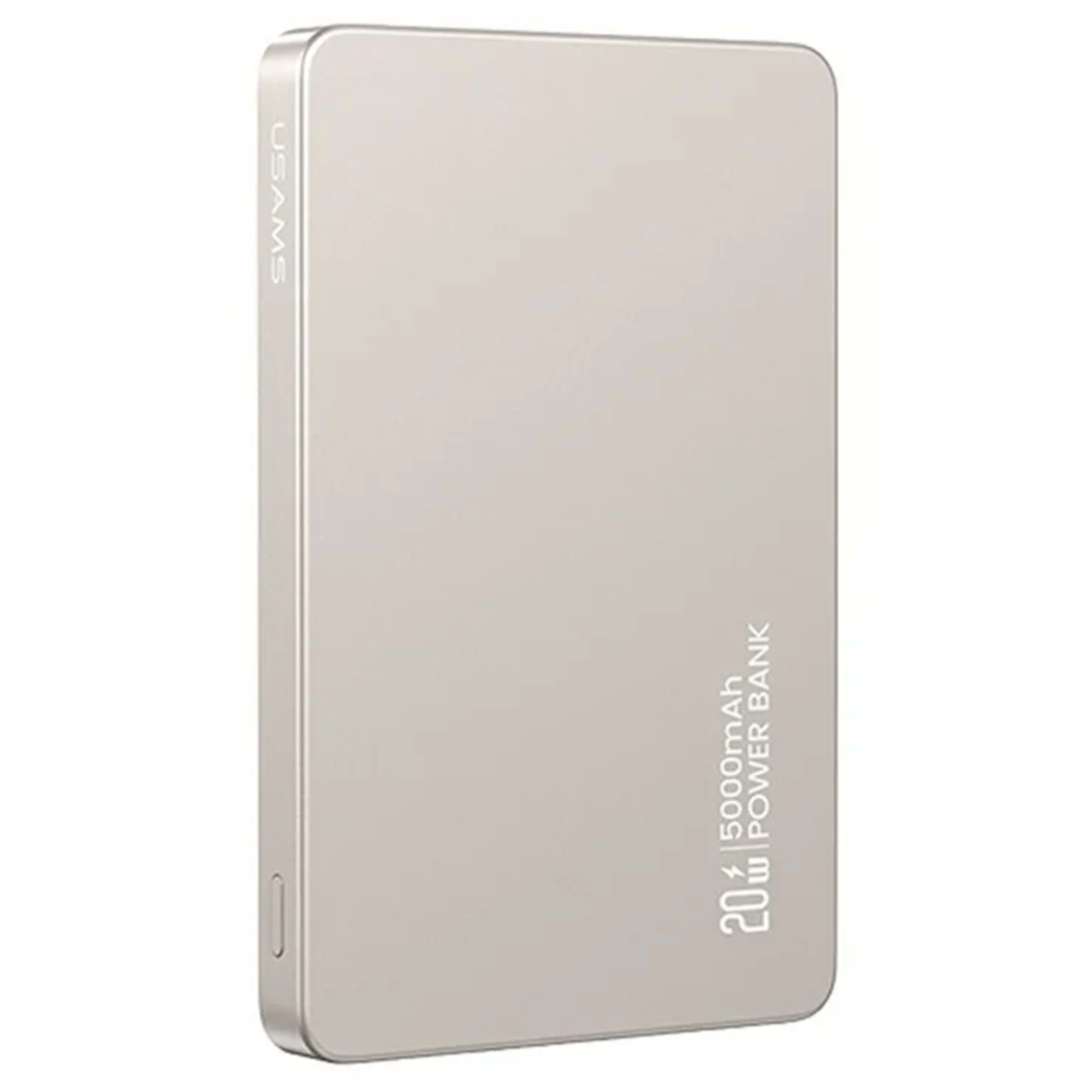 Bat Usams Power Bank Wireless 5000 Mah Cd231 Blanco