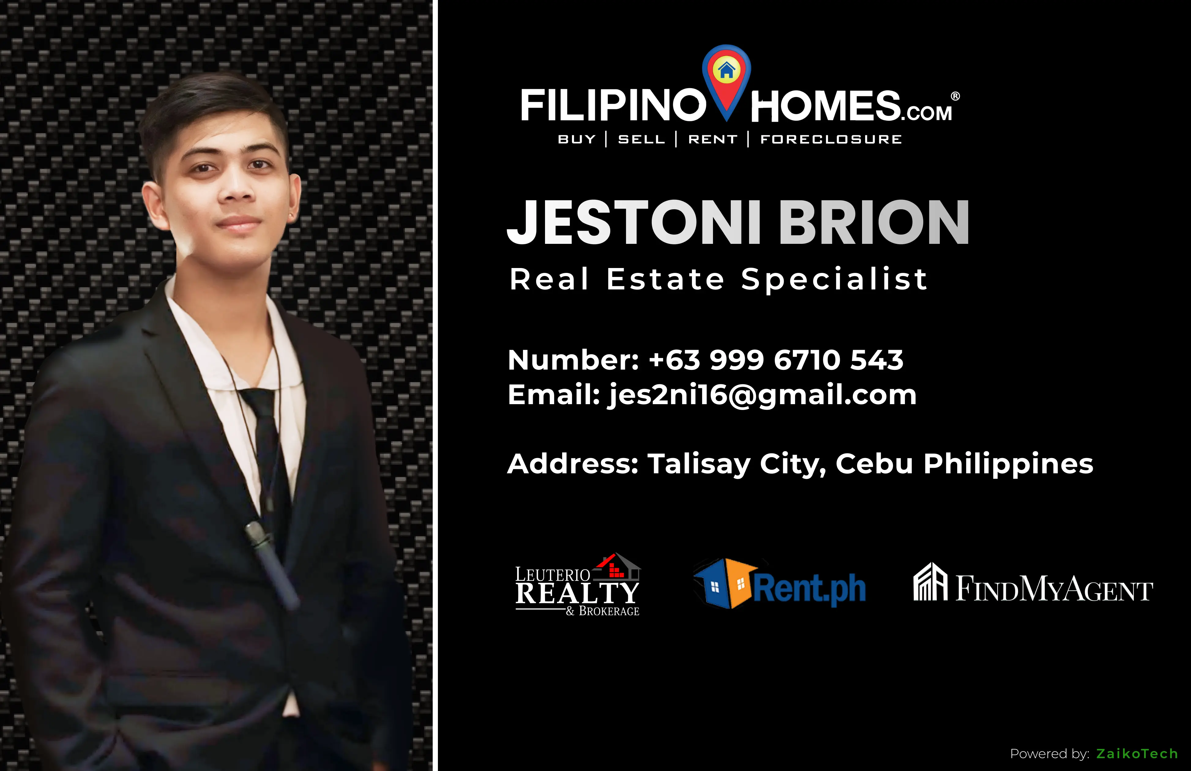 Jestoni Brion Digital Card