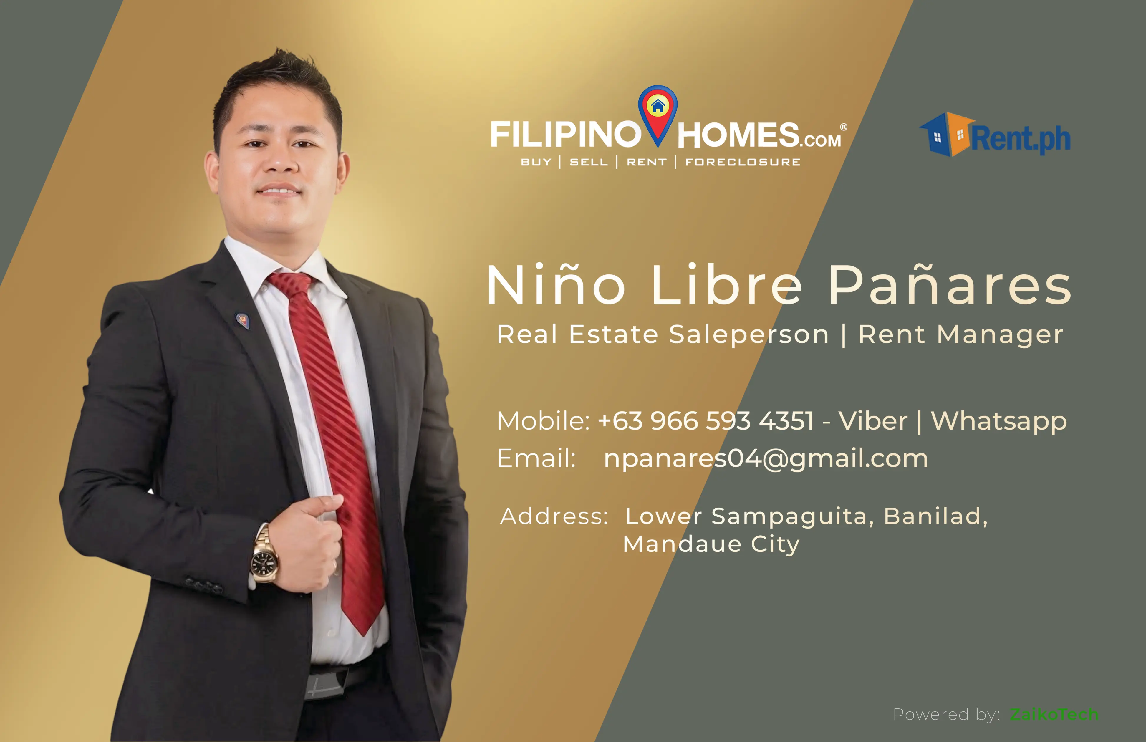 Nino Panares Digital Card