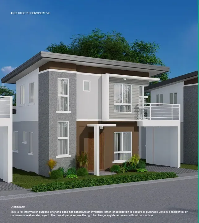 a modern house with a lot of windows and a balcony