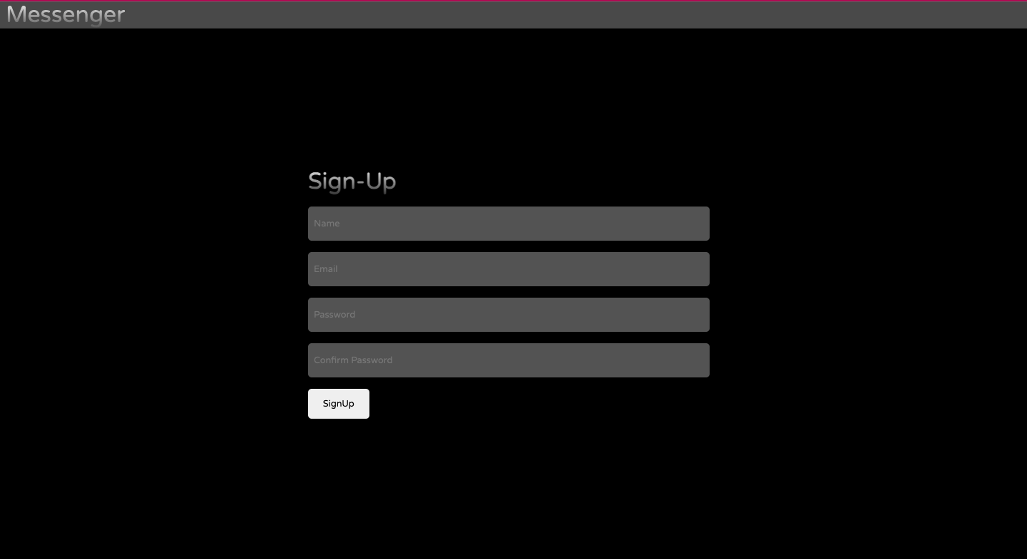 Signup Page