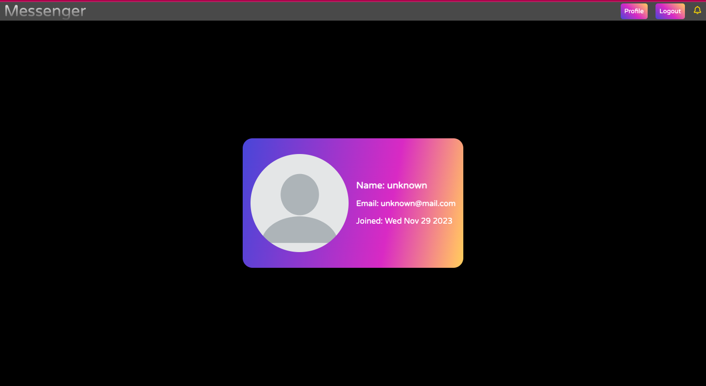 Profile Page