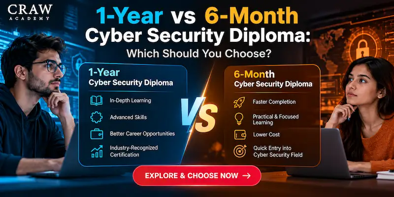 1-Year vs 6-Month Cyber Security Diploma: Which Should You Choose?