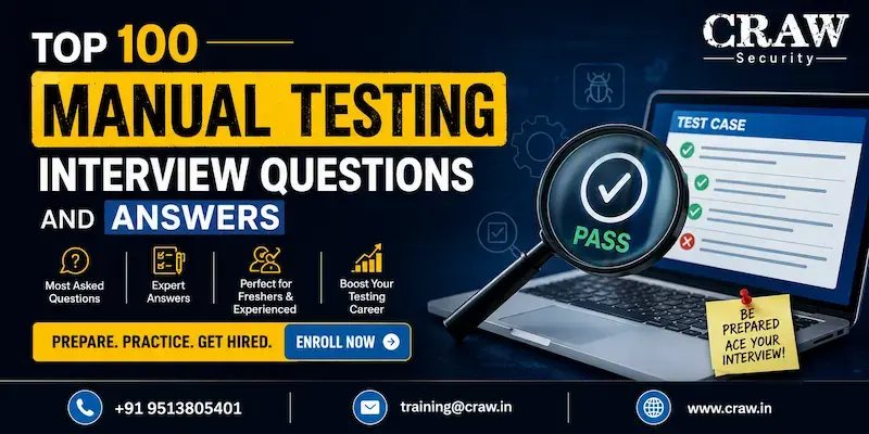 Top 100 Manual Testing Interview Questions and Answers [2026]