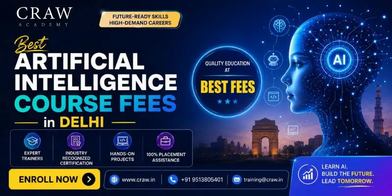 Best Artificial Intelligence Course Fees in Delhi, India