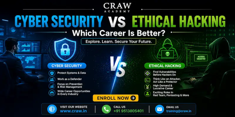 Cyber Security vs Ethical Hacking: Which Career Is Better? [2026]