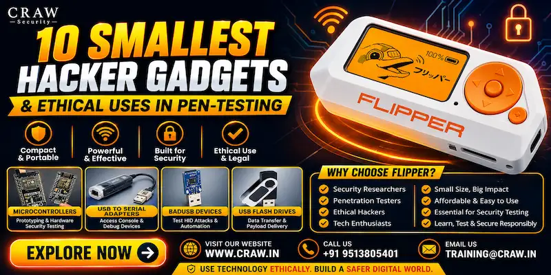 10 Smallest Hacker Gadgets for Pen-Testing (2026) – Ethical Uses & Real-World Applications
