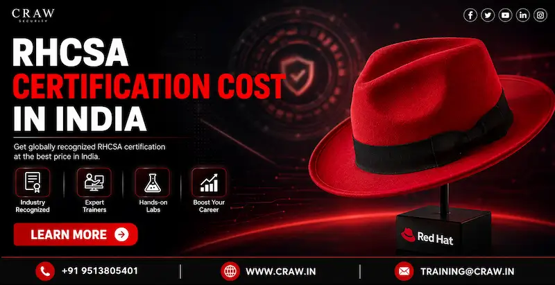 RHCSA Certification Cost in India 2026 | Fees, Exam Price & Training