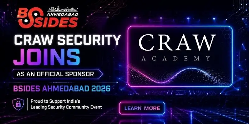 Craw Security Joins BSides Ahmedabad 2026 as an Official Sponsor