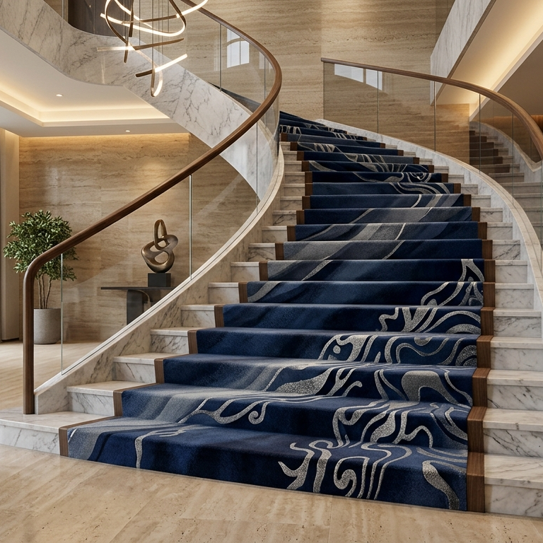 Custom Staircase Carpet