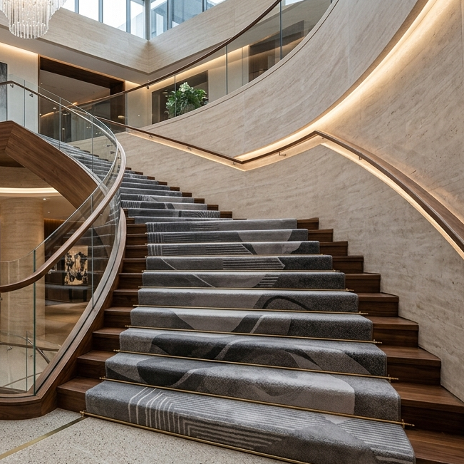 Custom Staircase Carpet