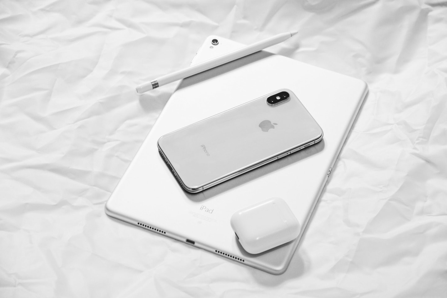 Close-up of an iPhone held in one hand