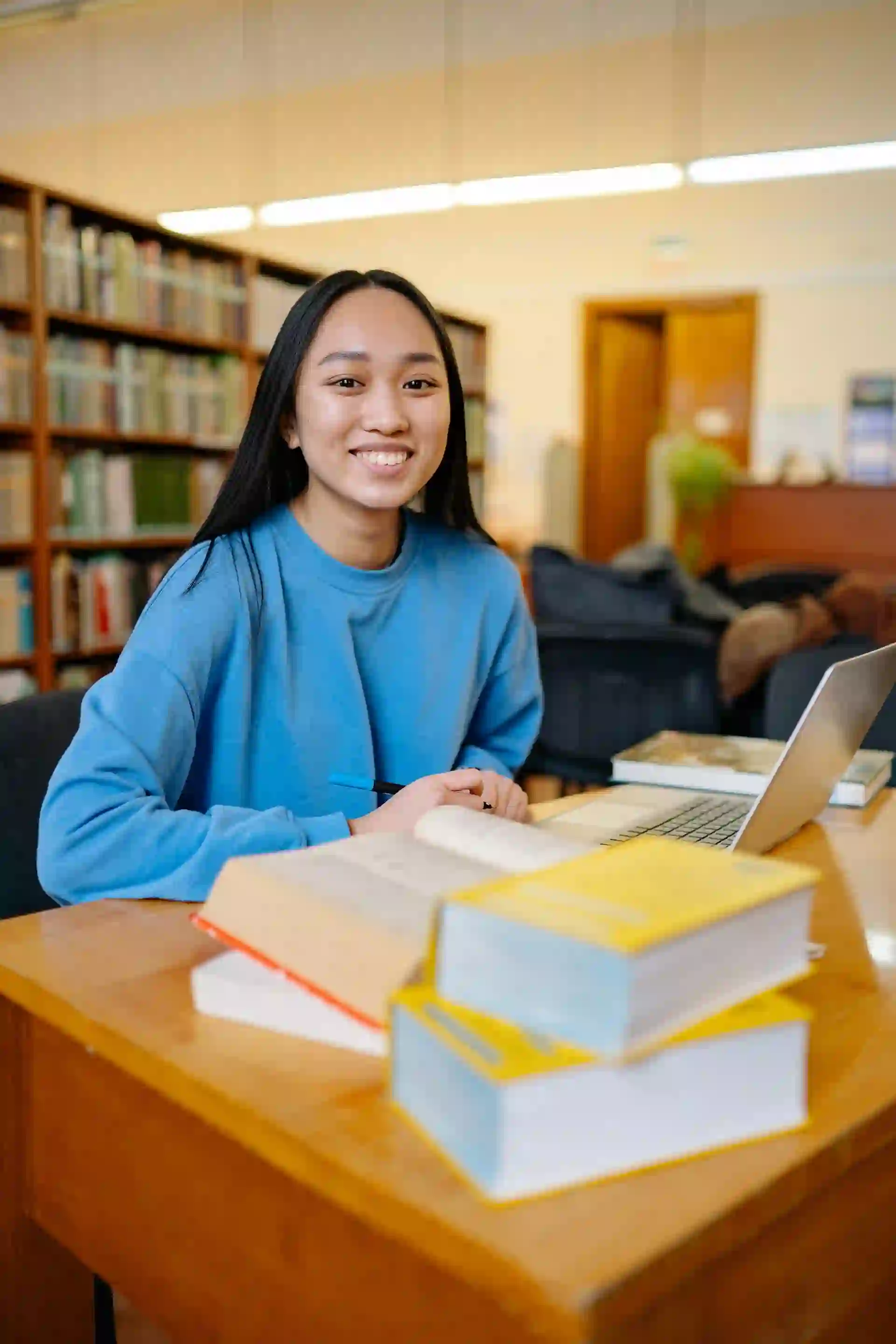 smiling student