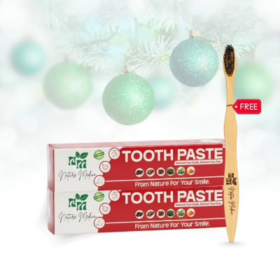 Buy 2 Toothpaste & Get 1 Bamboo Toothbrush FREE
