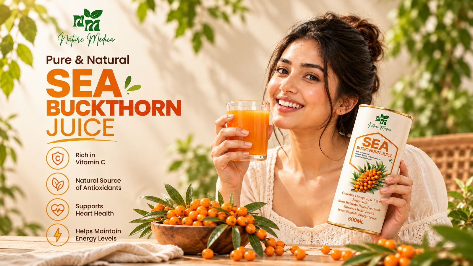 Pure Sea Buckthorn Juice