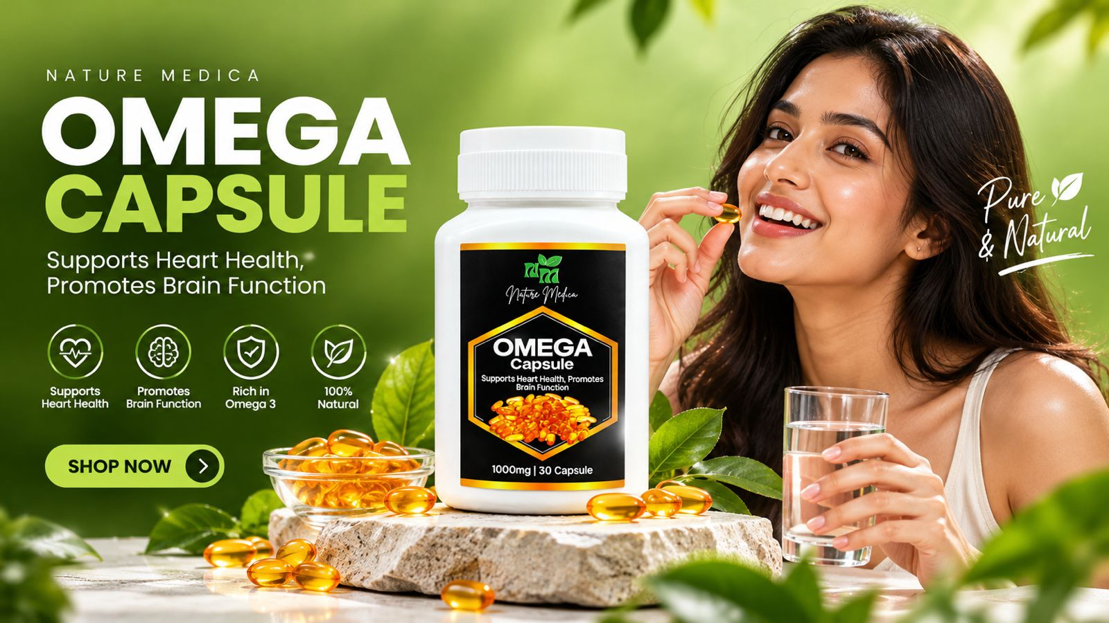 Omega-3 Fish Oil Capsules