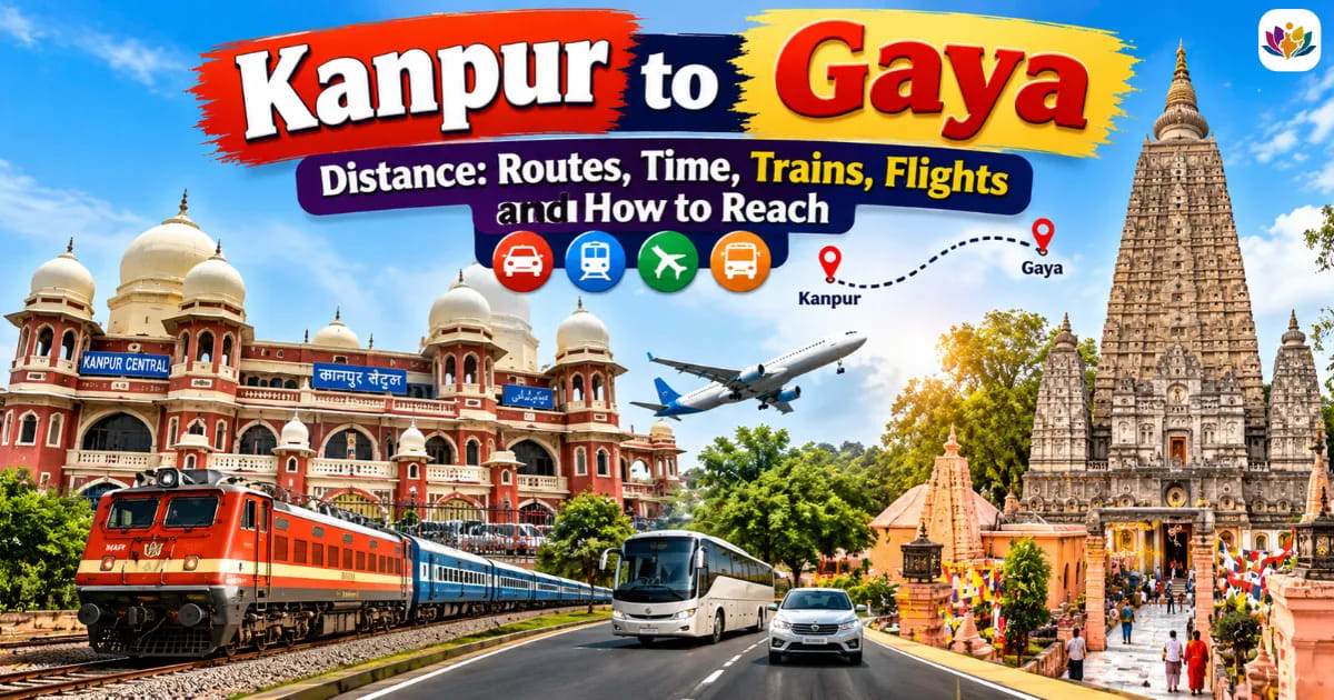 Kanpur to Gaya Distance
