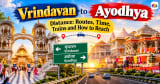Vrindavan to Ayodhya Distance