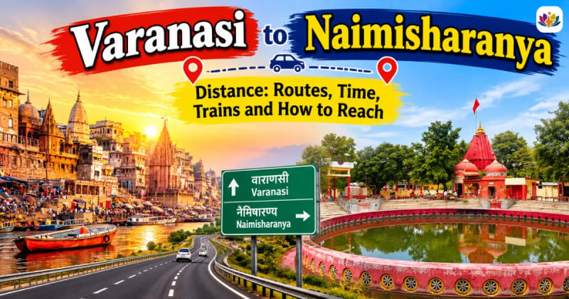 Varanasi to Naimisharanya Distance