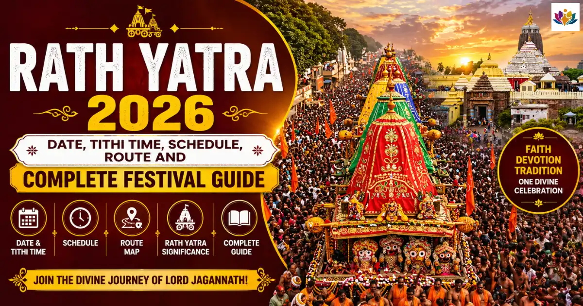 Rath Yatra 2026 - Date, Tithi Time, Schedule, Route and Complete Festival Guide