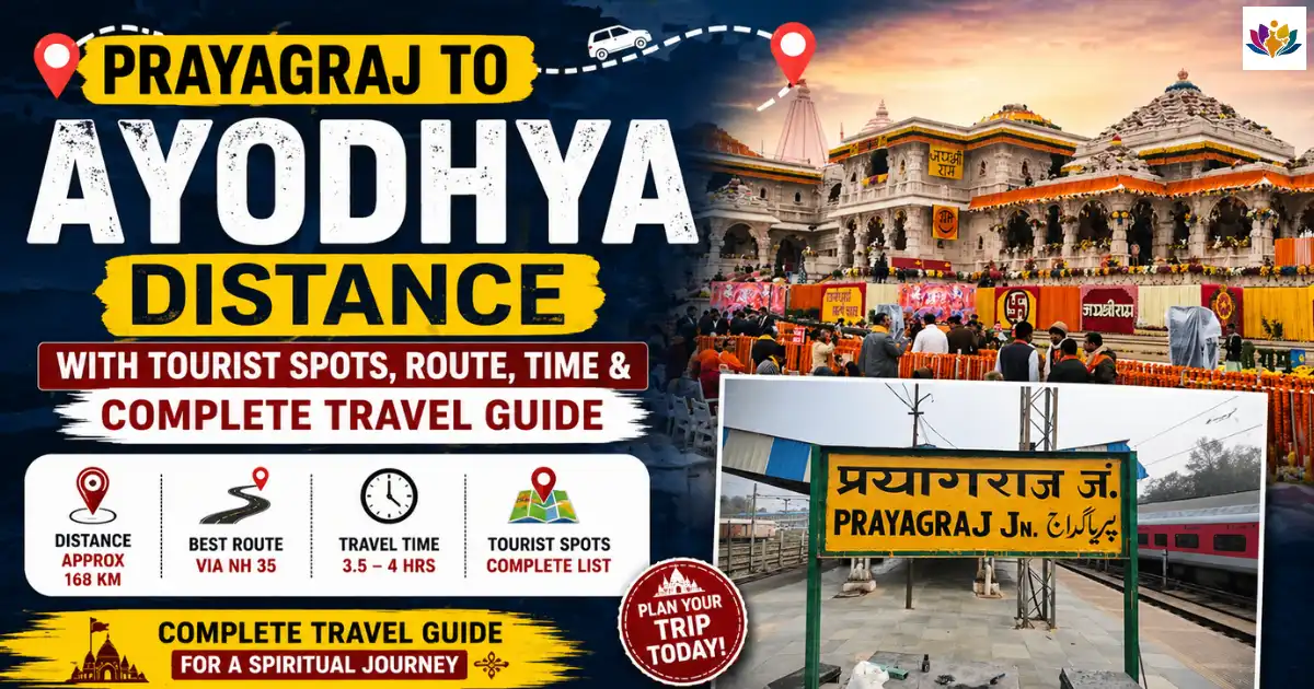 Prayagraj to Ayodhya Distance with Tourist Spots, Route, Time & Complete Travel Guide