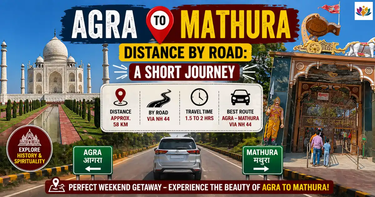Agra to Mathura Distance by Road: A Short Journey