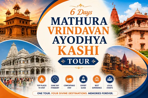 6 Days Mathura Vrindavan Ayodhya Kashi Tour