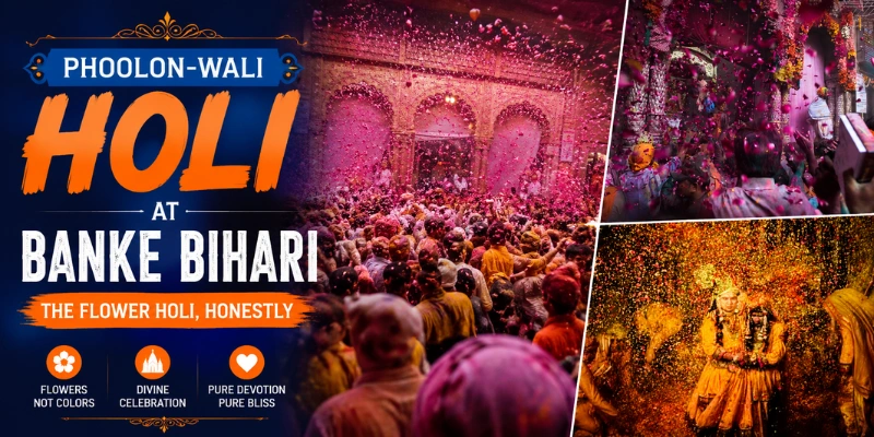 Phoolon-wali Holi 2027 at Banke Bihari