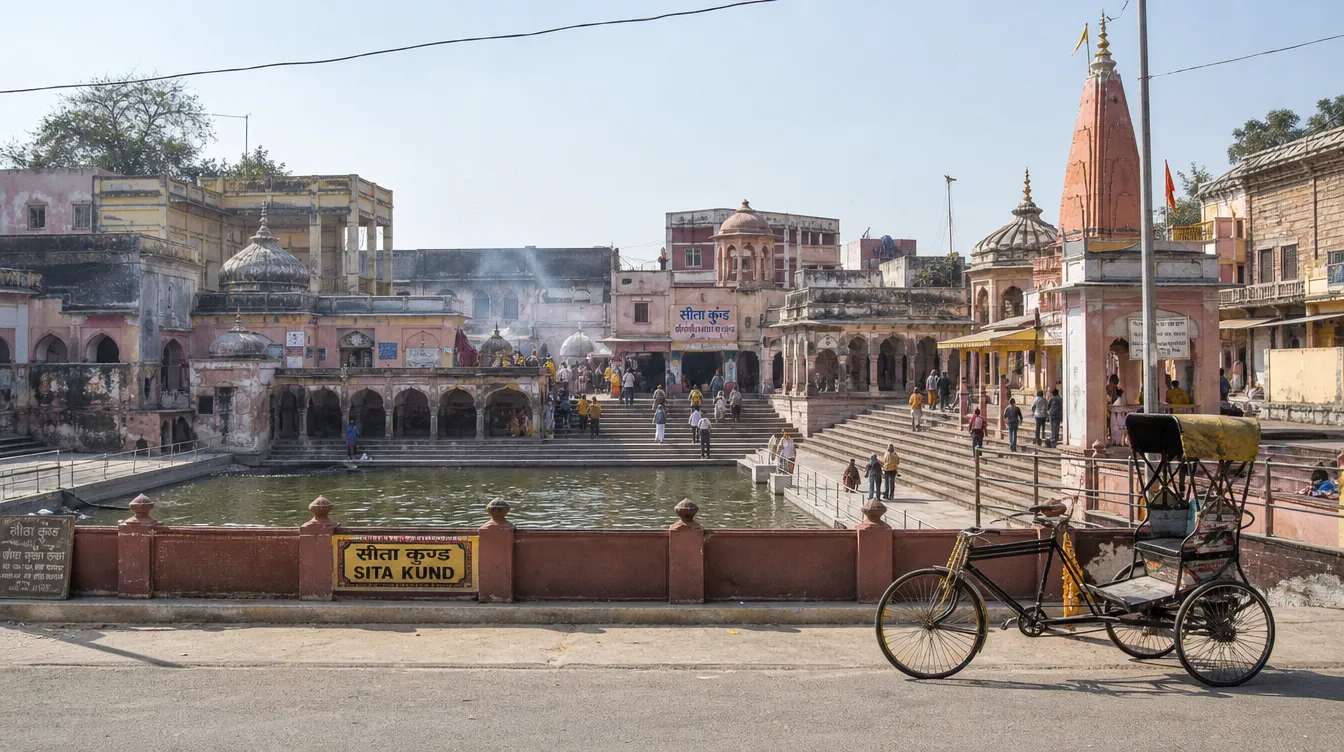 Sita Kund Ayodhya - The sacred pond of Devi Sita at Kami Ganj